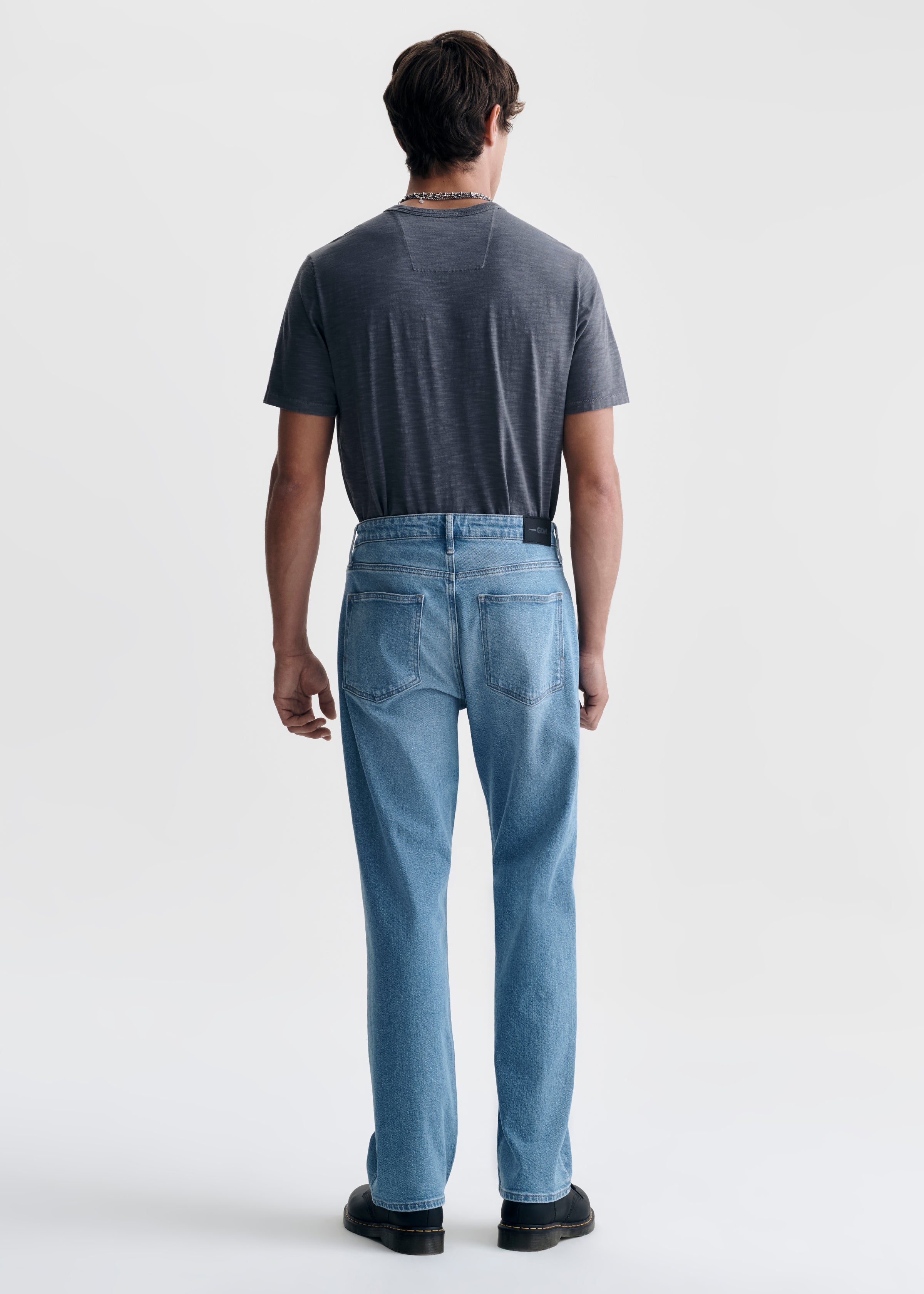 General Denim Works Ride Slim Leg Jeans In Black Denim
