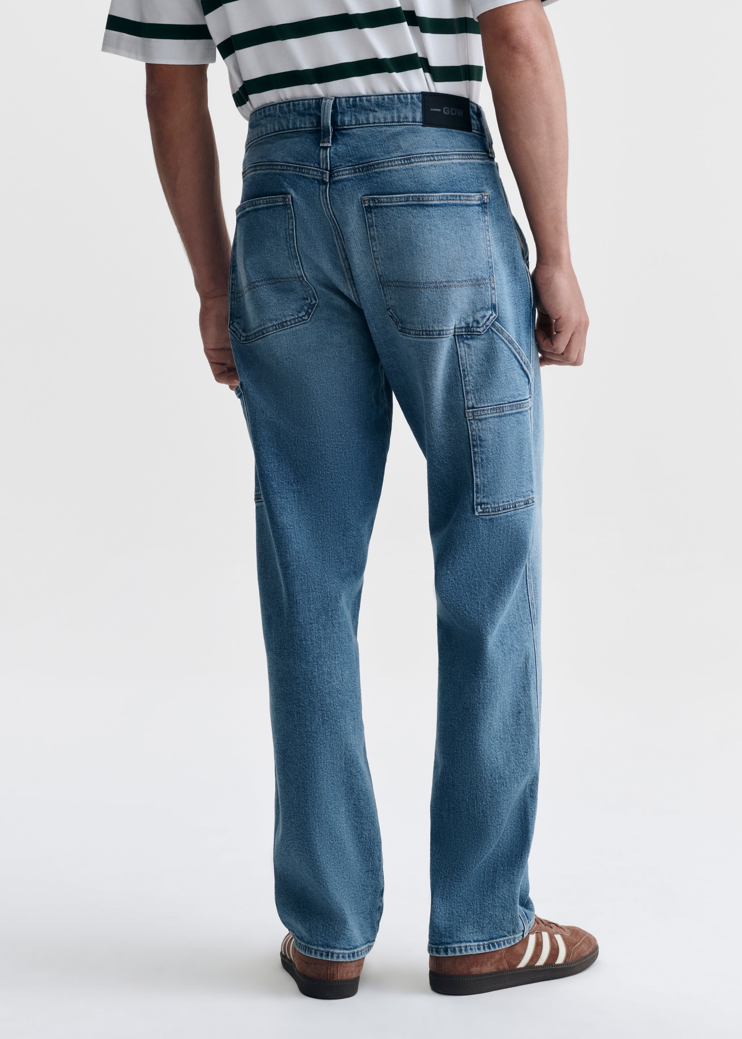 General Denim Works Ride Slim Leg Jeans In Midnight Denim